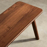 ONIJA Sheesham Wood Dining Bench, 100 cm, Living Room Furniture